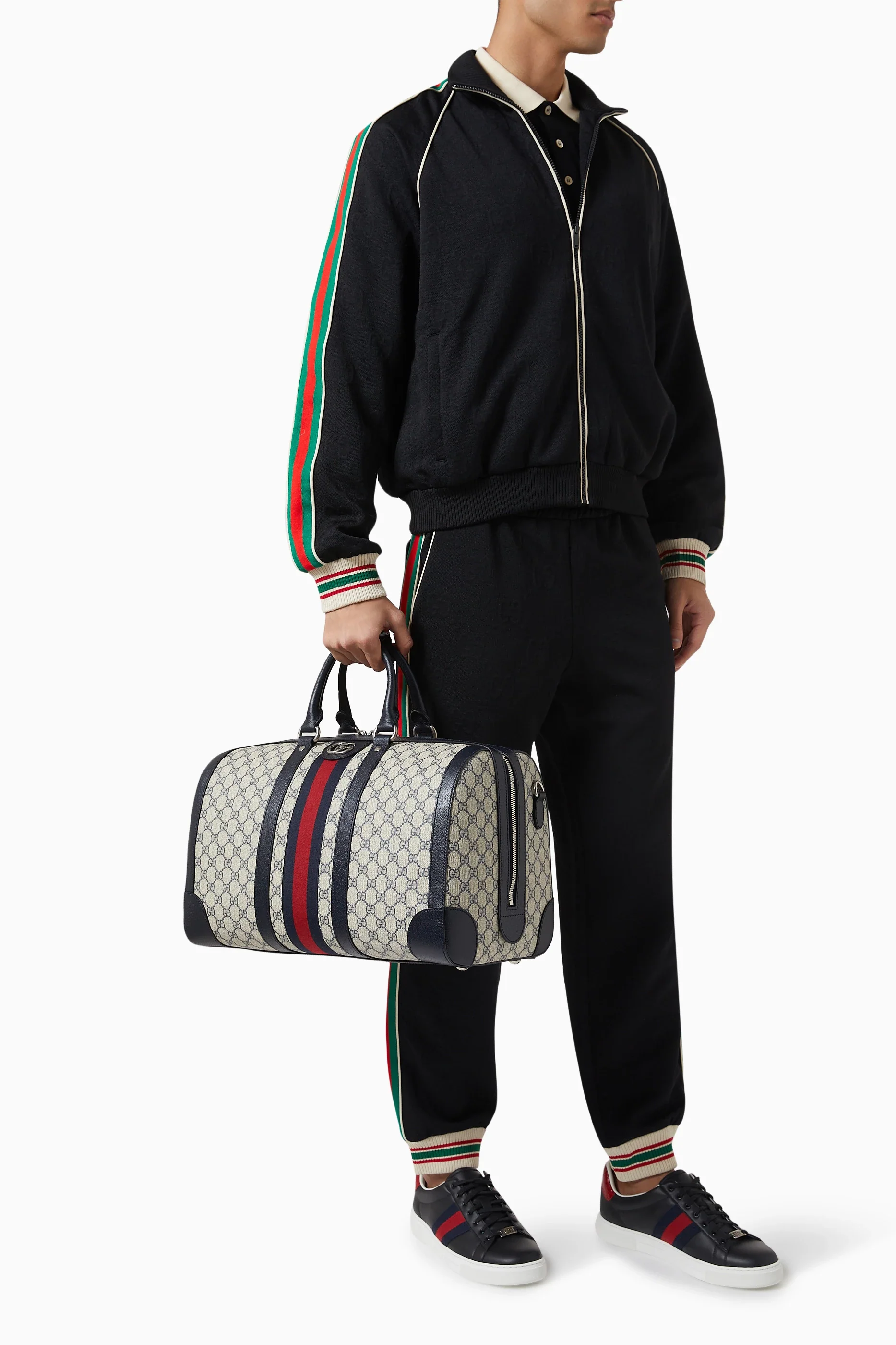 Gucci GG Supreme Canvas Small Savoy Duffle Bag – Beige
