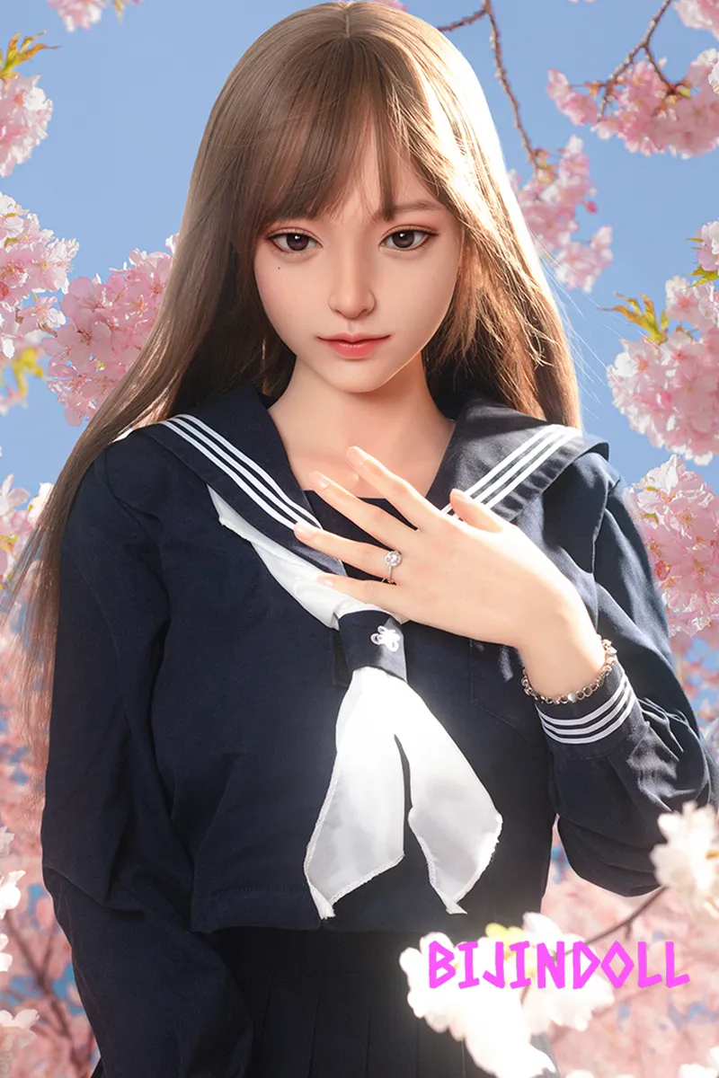 Doll Senior 163cm E-cup Silicone Sex Doll Mengshu ROS Head Uniform