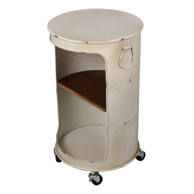 Church St Metal Side Table White Stylecraft