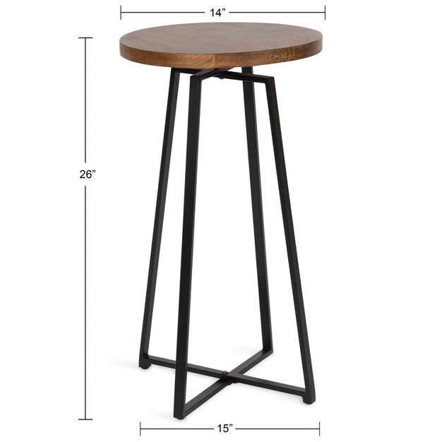 Kate And Laurel Zia Round Side Table