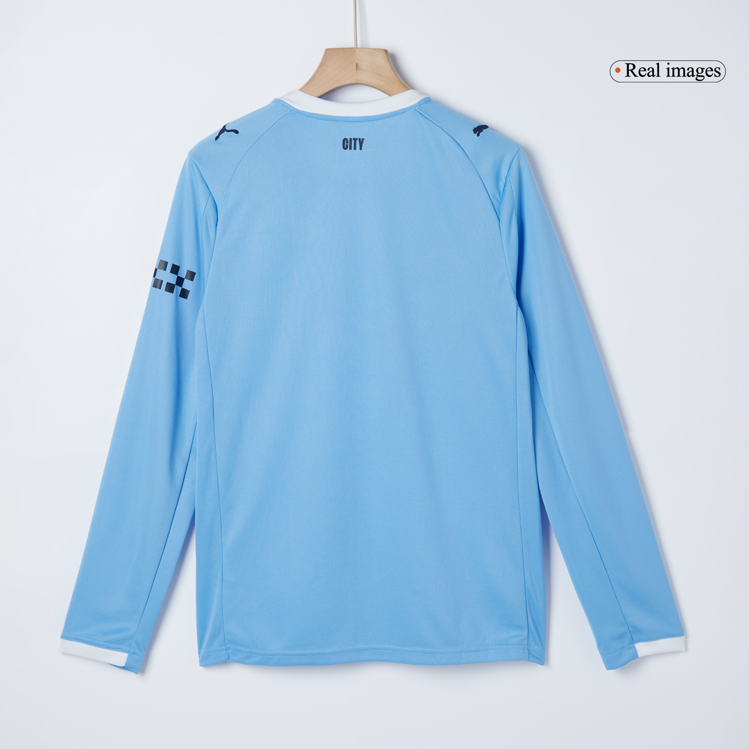 Manchester City Home Long Sleeve Jersey 2025/26