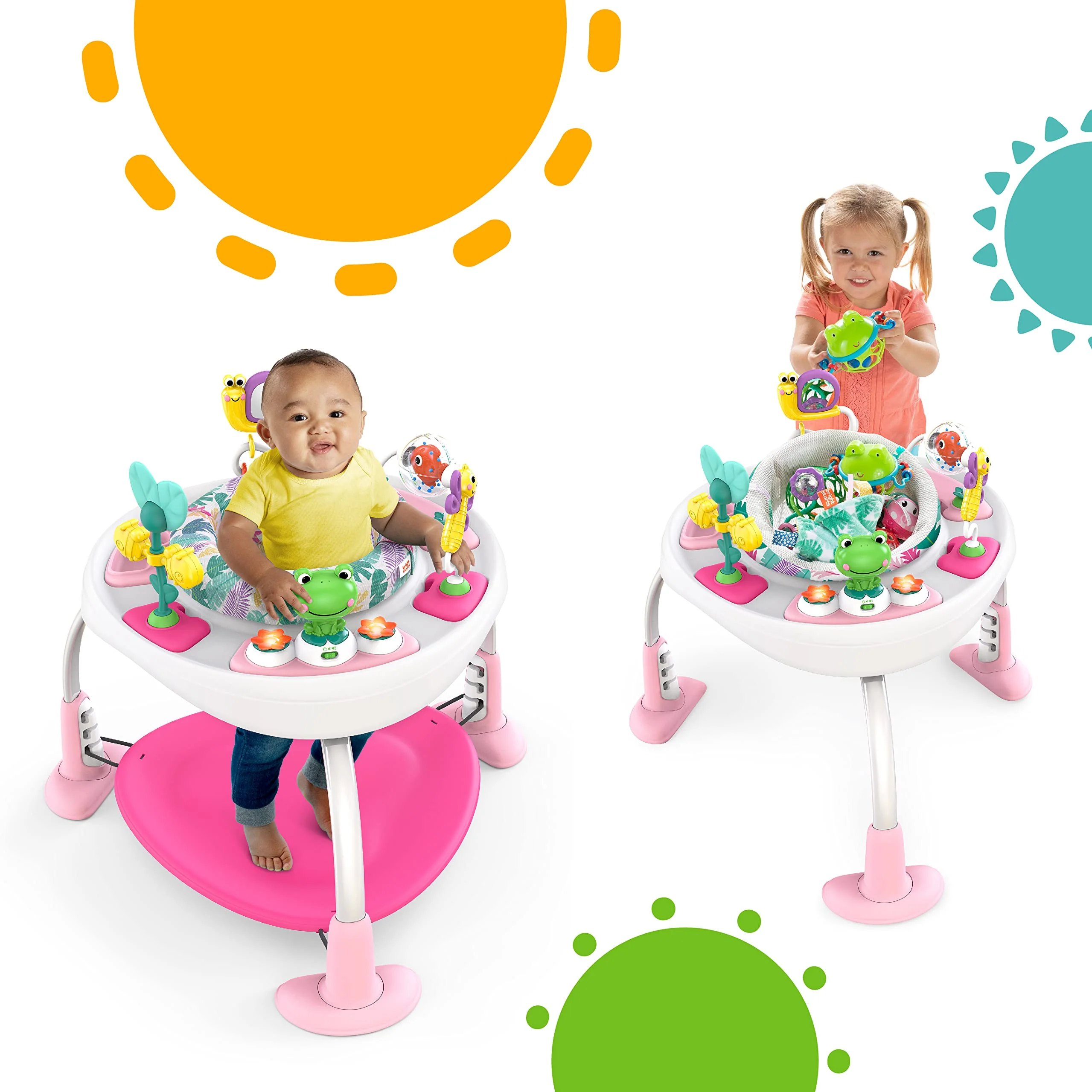 Bright Starts Bounce Bounce Baby 2-in-1 Activity Jumper & Table
