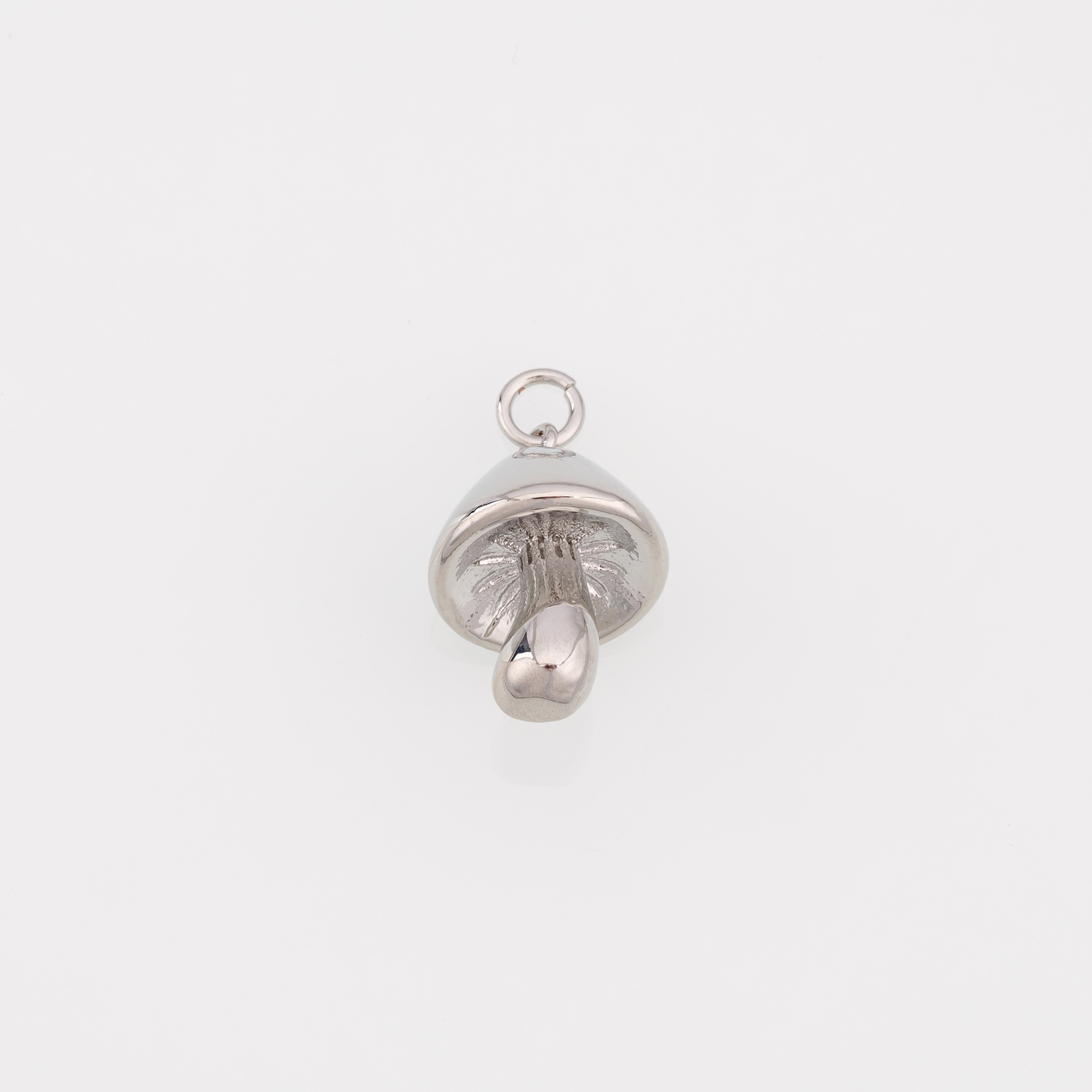 18K Gold Filled Mushroom Pendant,Mushroom Charm Earrings Necklace for DIY Jewelry Making Supply