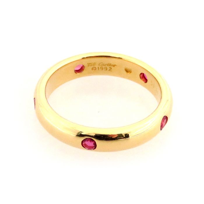 Cartier Dot Ring K18YG Yellow Gold Ring