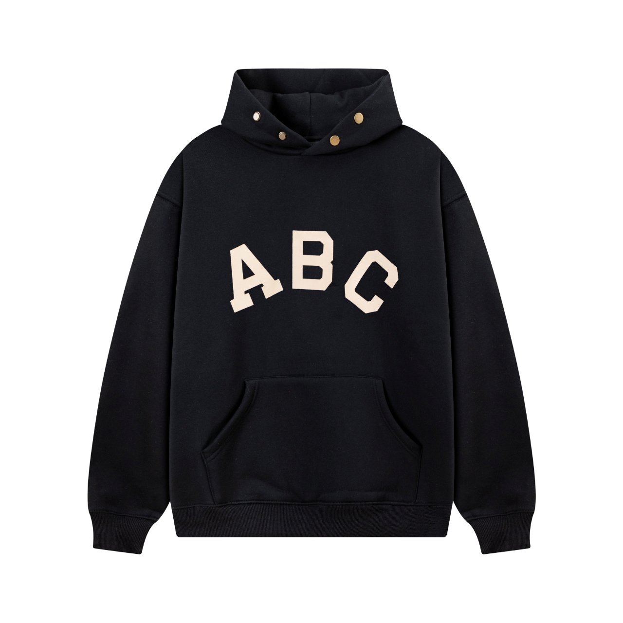 FEAR OF GOD FOG Classic ABC Print Fleece-Lined Hooded Sweatshirt - cnluxepick