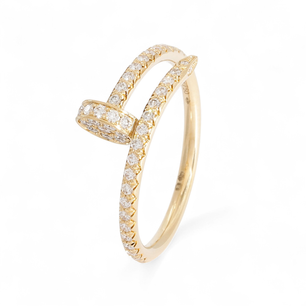 Cartier Juste un Clou Ring 18K Yellow Gold Diamond B4231500