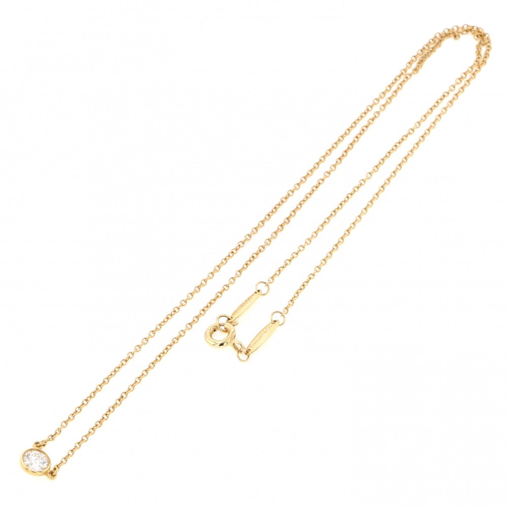 Tiffany & Co. By the Yard Necklace 18K Yellow Gold Diamond