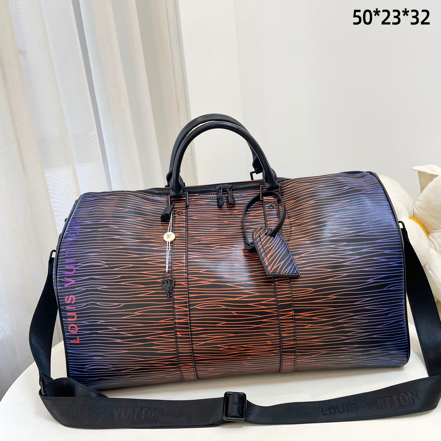 Louis Vuitton Keepall Bandouli Re 50 Gradient Electric Sun 50Cm M23174