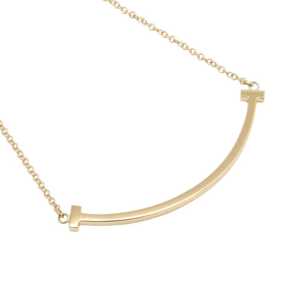 Tiffany & Co. Tiffany T Smile Necklace 18K Yellow Gold 60011679