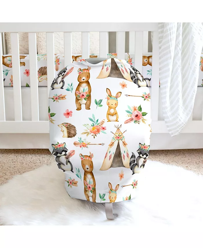 Honey Lemonade Multifunctional Nursing Cover Carseat Cover - Woodland Tribe