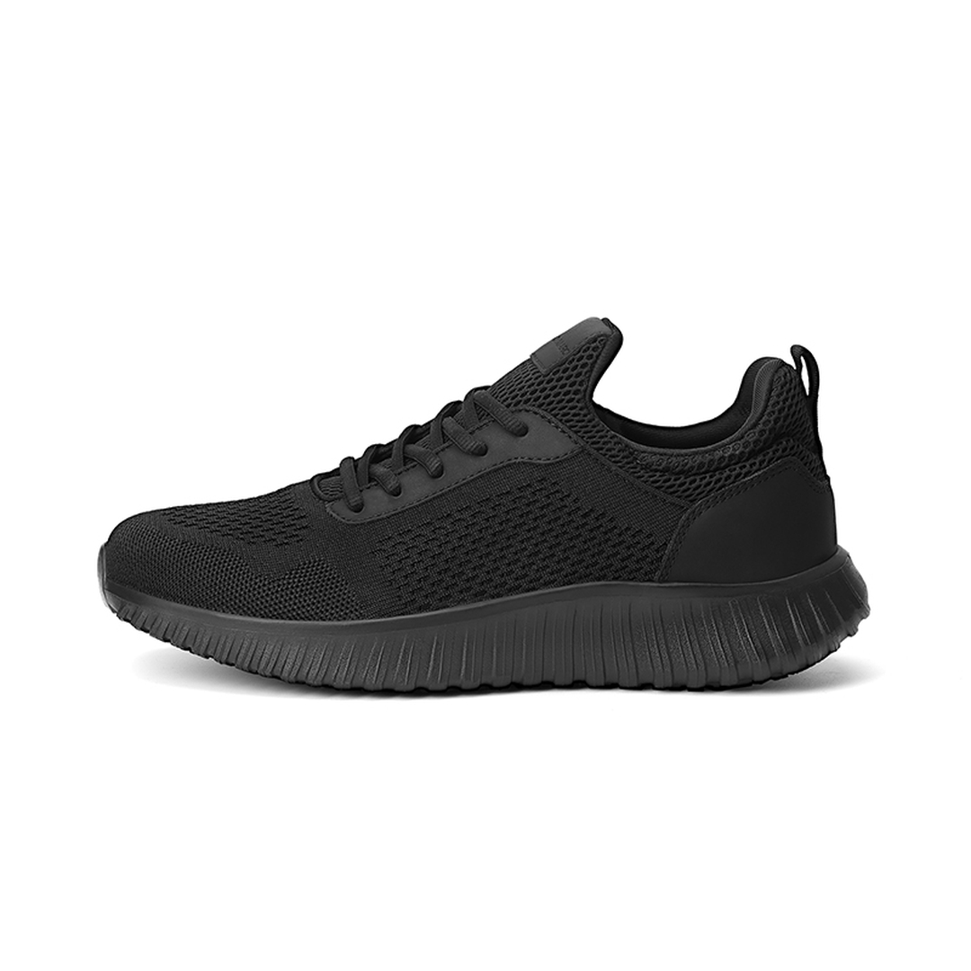 Men's Zapatos Trabajo Black & Lightweight Sneakers