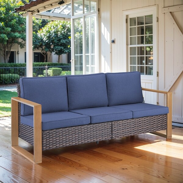 3Seat Outdoor Couch with Deep Seating Sofa