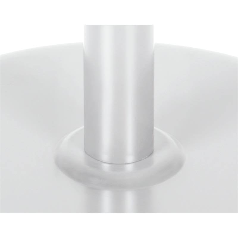 Regency Via 36x22 Square Platter Base Table- Grey/Chrome