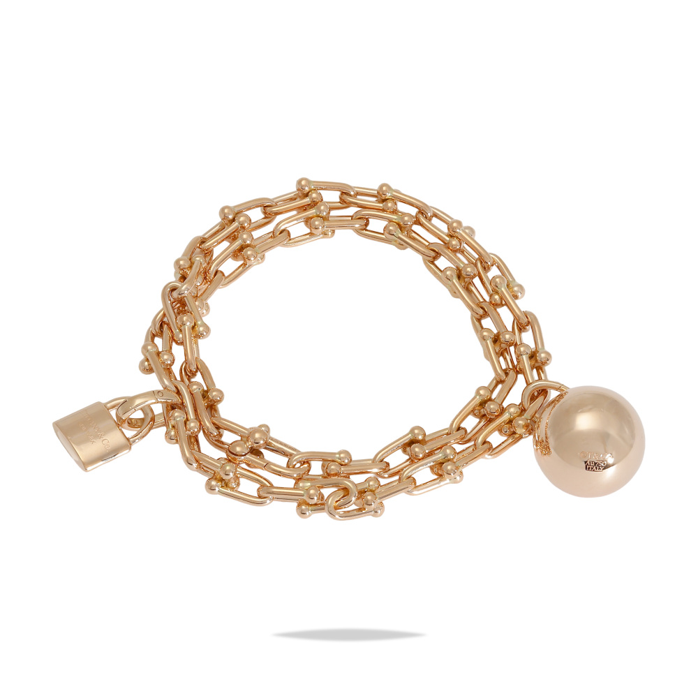 Tiffany & Co. Hardware Wrap Bracelet 18K Rose Gold 63008907