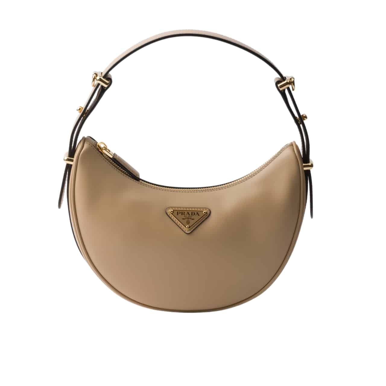 Prada Arqué Small Shoulder Bag Sand 23Cm