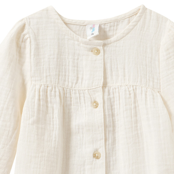Topomini Baby Musselin-Bluse aus Bio-Baumwolle