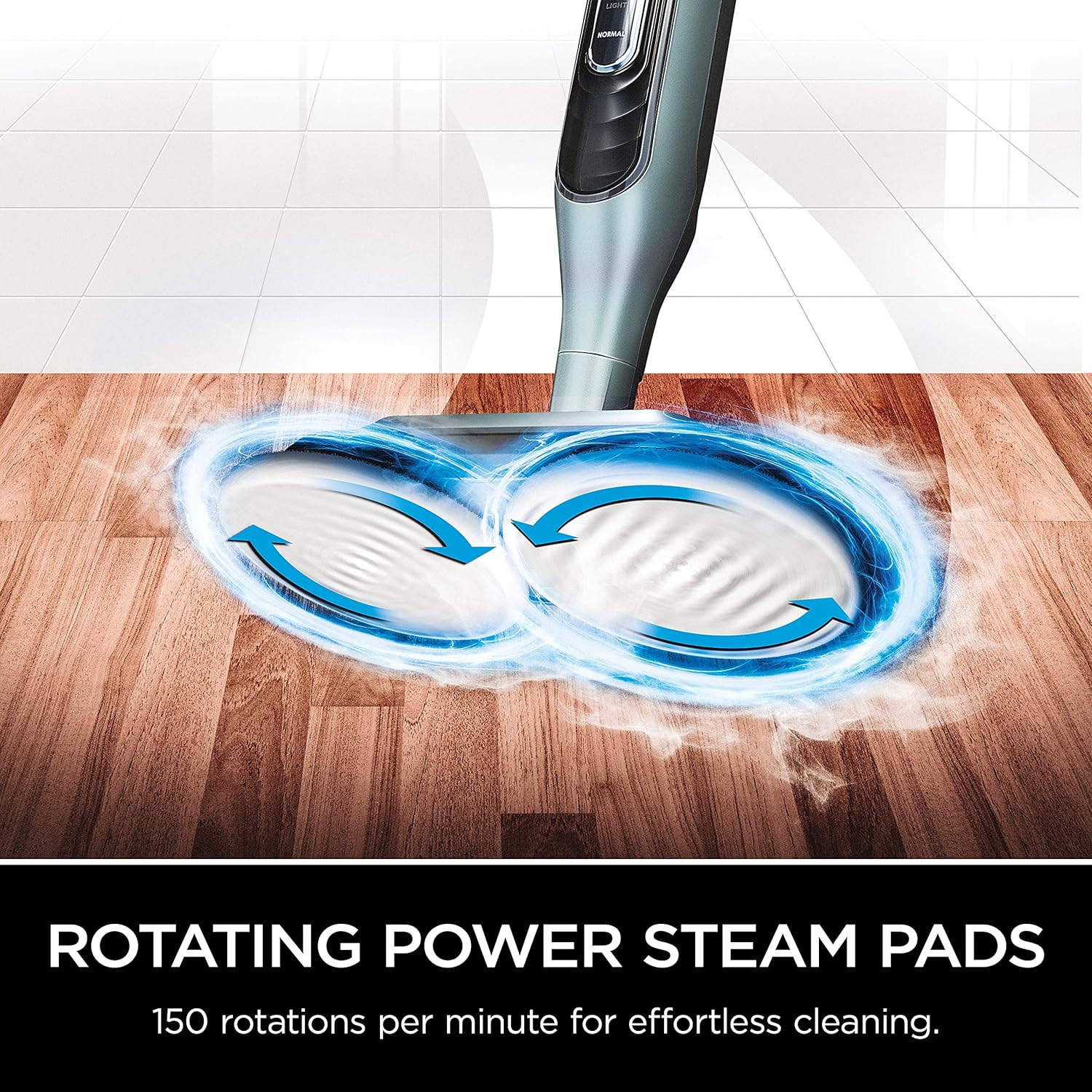 S7000AMZ Steam mop, Steam and scrub all-in-one scrub and sterilize, pure water blue
