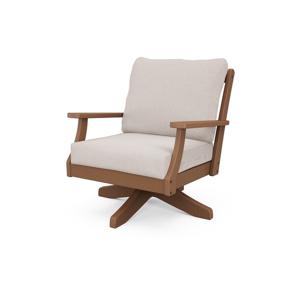 POLYWOOD Braxton Deep Seating Swivel Chair