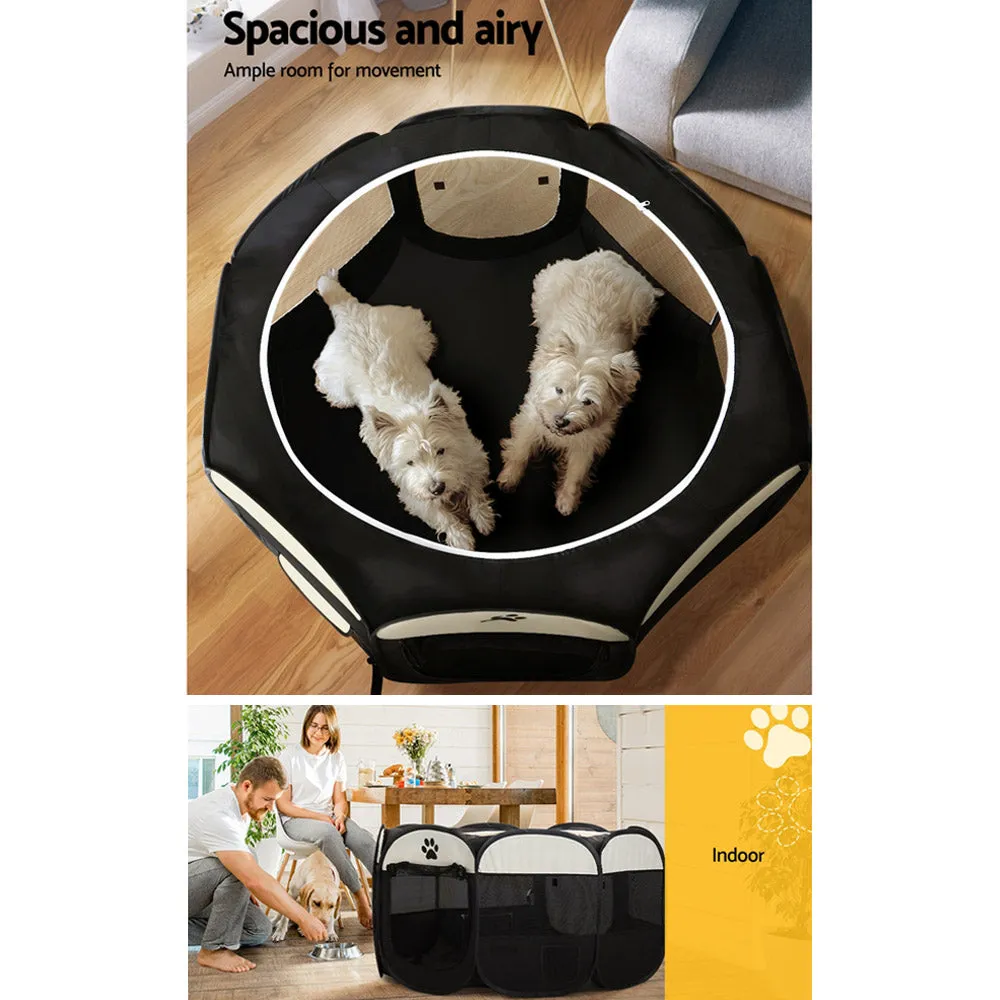 Pet Pet Dog Playpen Enclosure Crate 8 Panel Play Pen Tent Bag Puppy Fence 2XL