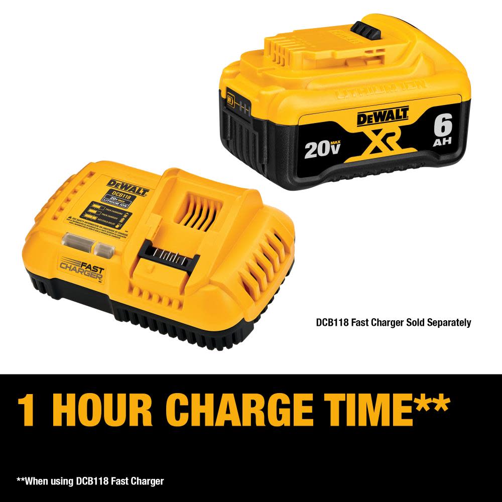 20 V MAX Premium XR 6.0 Ah Lithium Ion Battery Pack