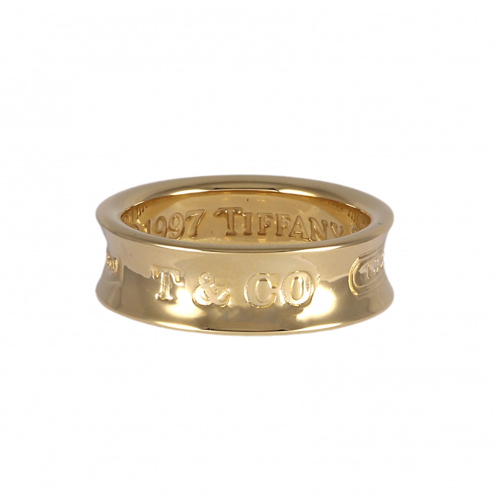 Tiffany & Co. Tiffany 1837 Narrow Ring 18K Yellow Gold