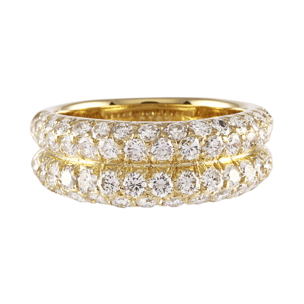 Van Cleef & Arpels K18YG Yellow Gold Ring Diamond