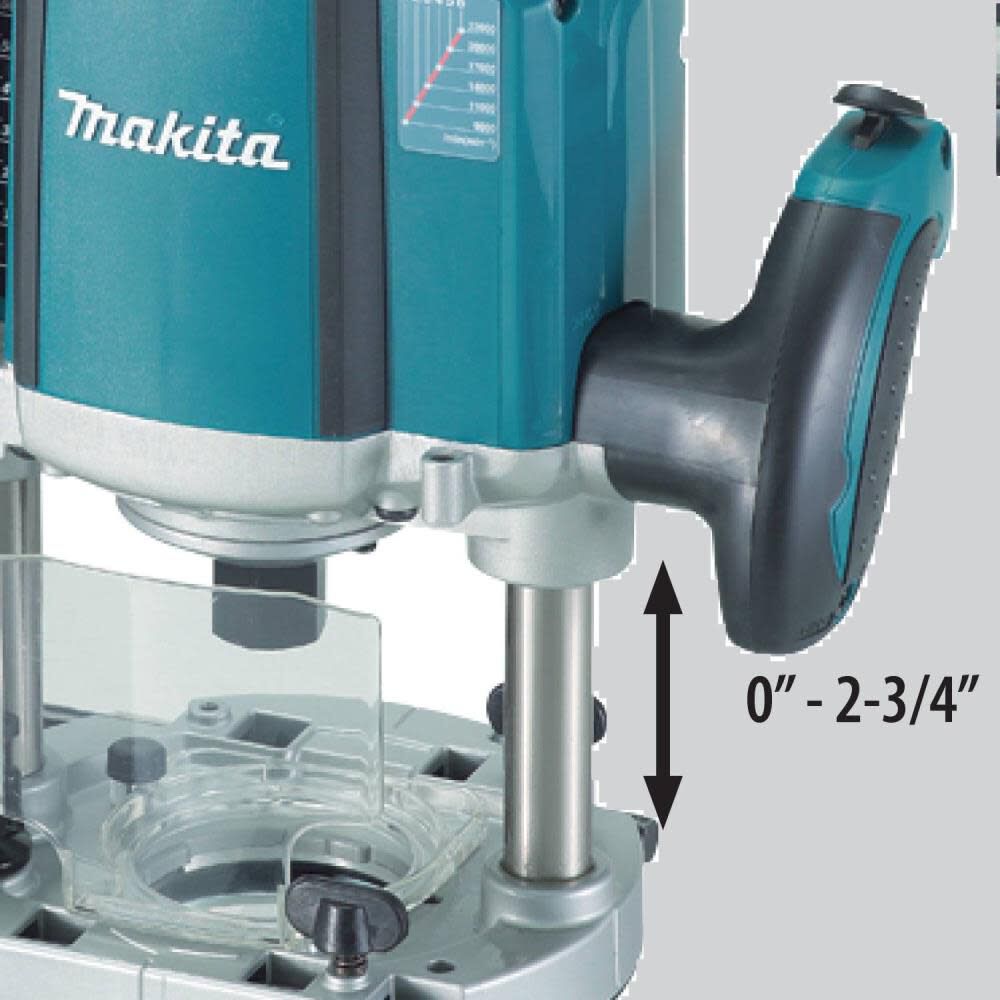 Makita 3-1/4 HP Plunge Router with Variable Speed RP2301FC