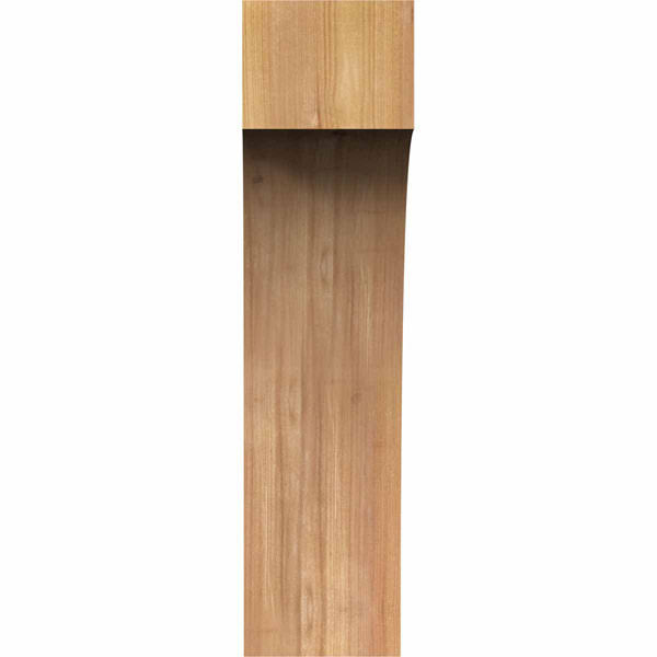 5 1/2x22W x 10x22D x 22x22H Huntington Smooth Corbel, Western Red Cedar