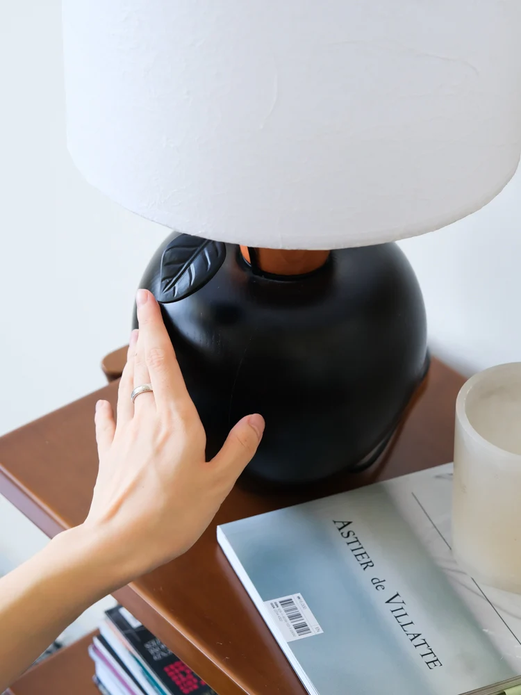 LA032 - Apple Lamp / White Beeswax Hand-carved! Soft Light Silk Lamp Good Omen Entrance Decoration Bedroom Bedside Lamp