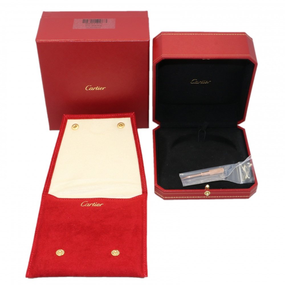 Cartier Love Sm Full Diamond #17 Bracelet 18K Rose Gold