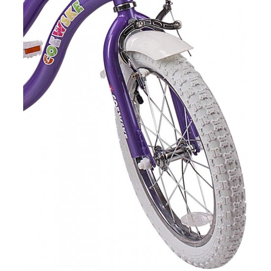 Kids Bike Princess Style 12-14-16 Inch for 2-8 Years Old Girls Children’s Bicycle with Flower Basket and Training Wheels