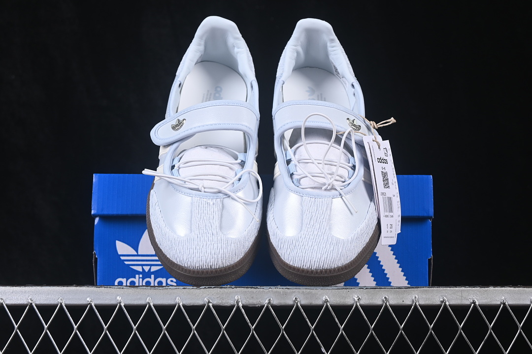 Adidas Samba Jane Lazy Person'S Life Shoes Light Blue/Blue LB8628