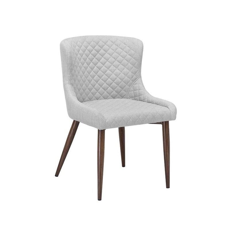 Best Master Furniture Modern Black Velvet Fabric Chair, Set of 2