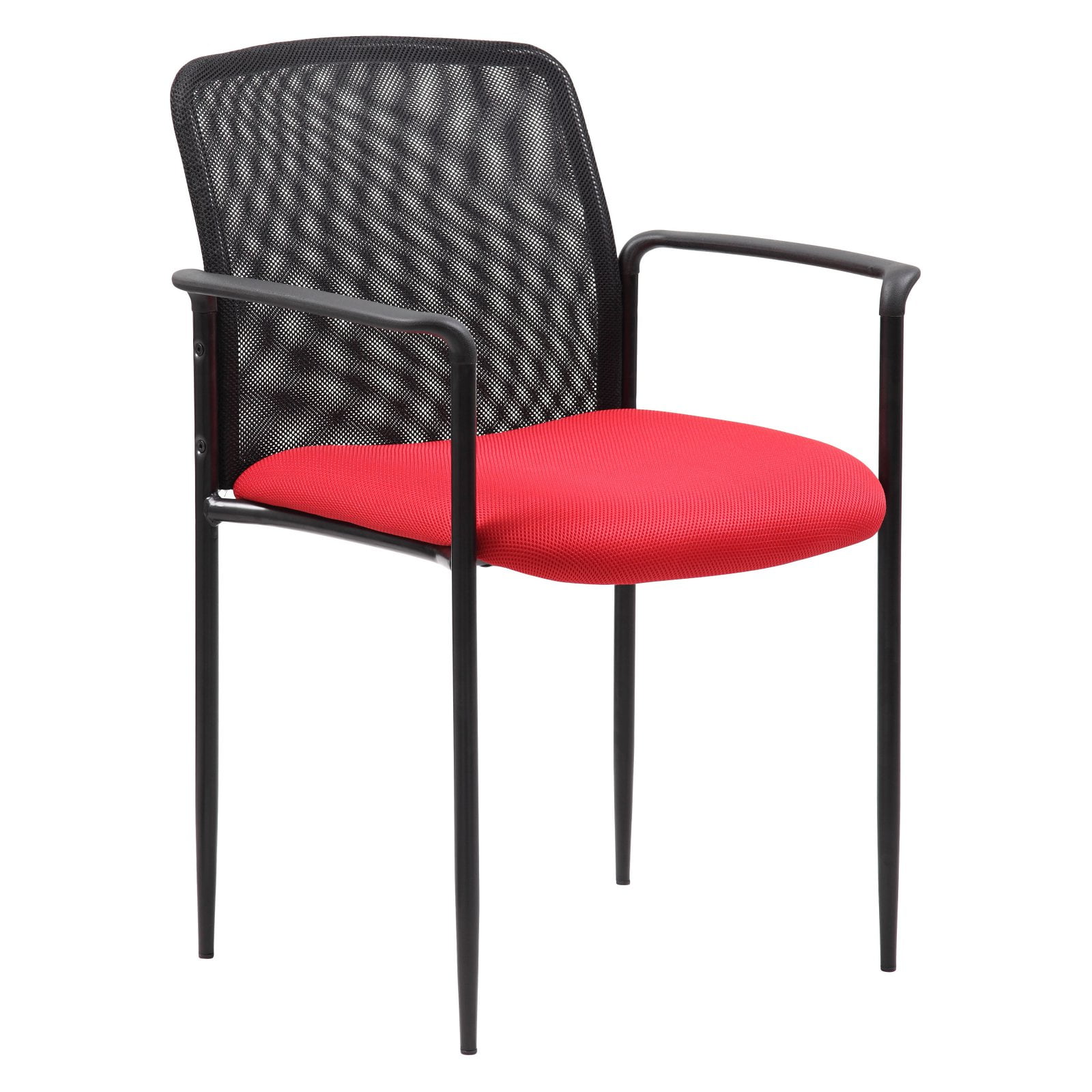 BOSS B6909-GY Stackable Mesh Guest Chair, Grey