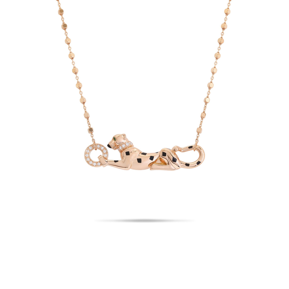 Cartier Panthère Necklace 18K Rose Gold B7224538
