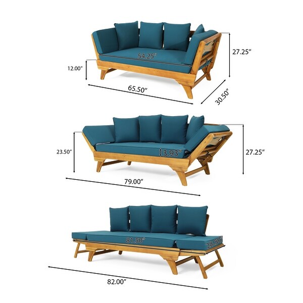 Serene Acacia Expandable Daybed by Christopher Knight Home