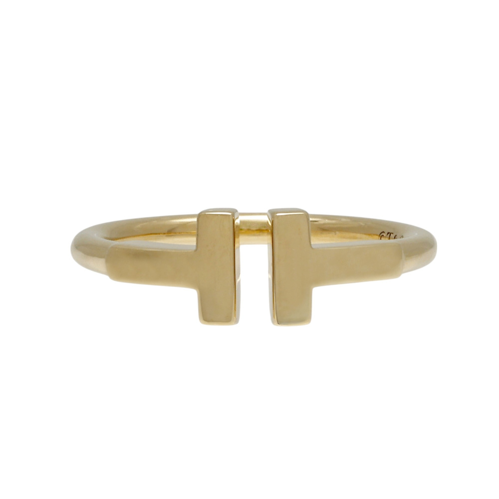 Tiffany & Co. Tiffany T Wire Ring 18K Yellow Gold 60147346