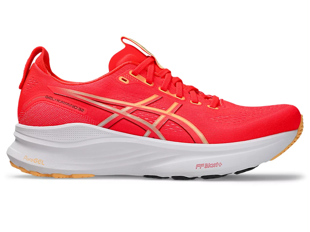 ASICS GEL-KAYANO 32 Running Shoes FLASH RED/BEET JUICE 1011C052-600