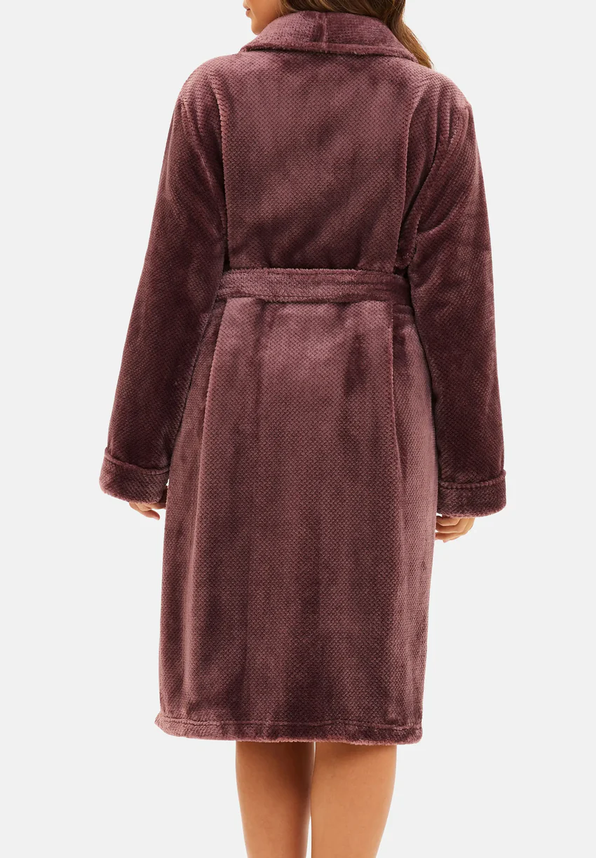 Peignoir polaire Dream Rose Taupe