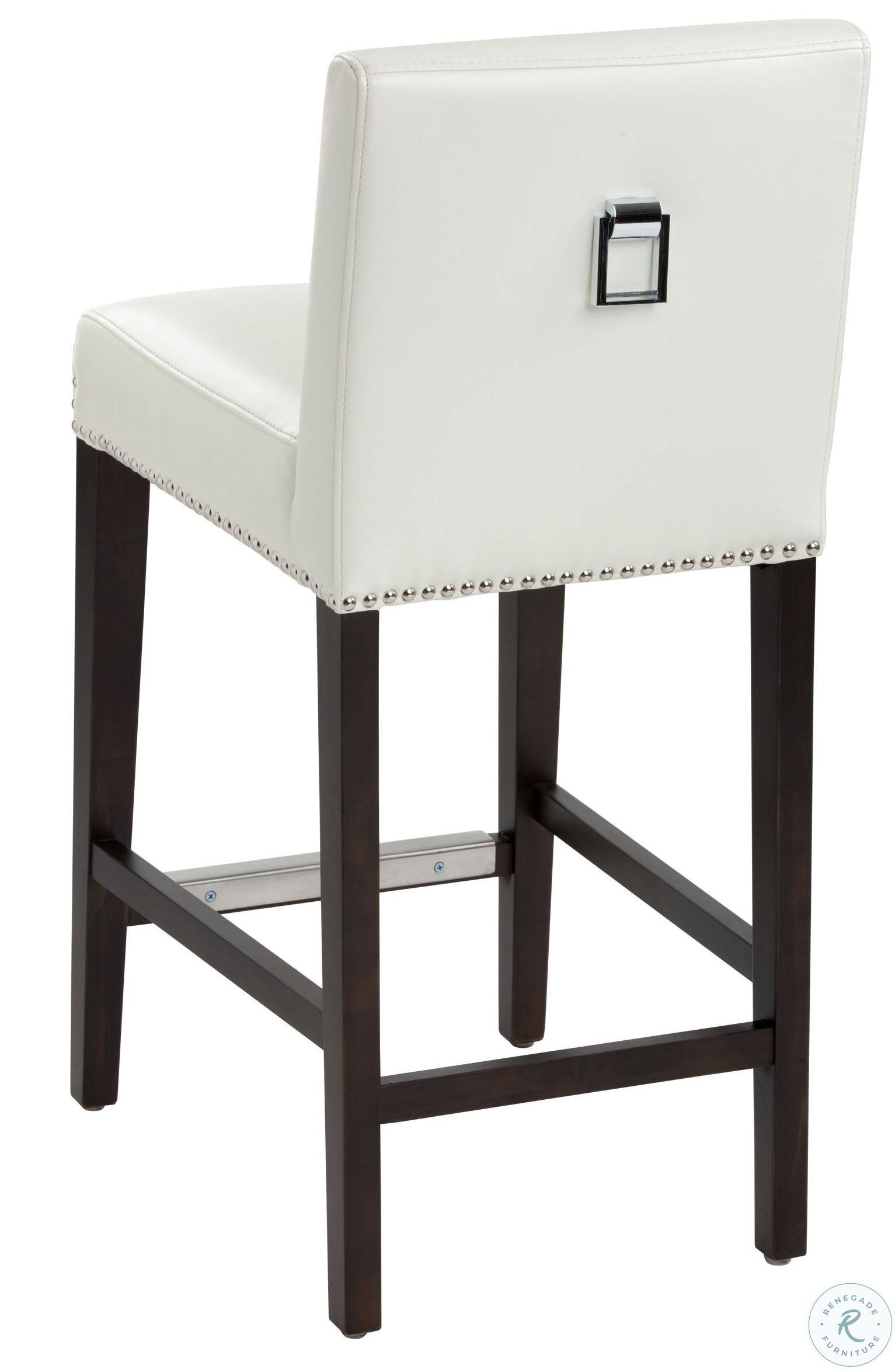 Sunpan Brooke Counter Stool, Ivory