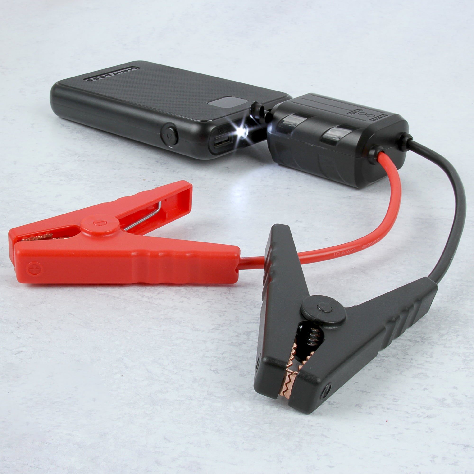Limitless AutoBoost Portable Jump Starter, Power Bank & Flashlight - Black