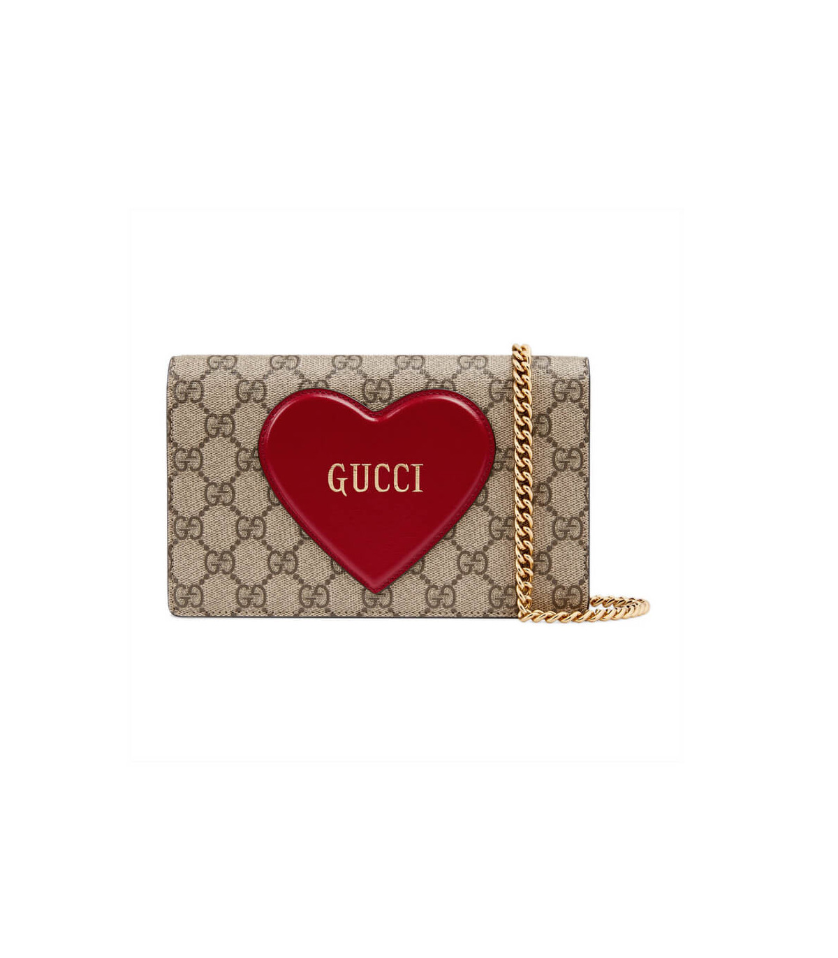 Gucci Valentine’s Day Chain Card Case Wallet