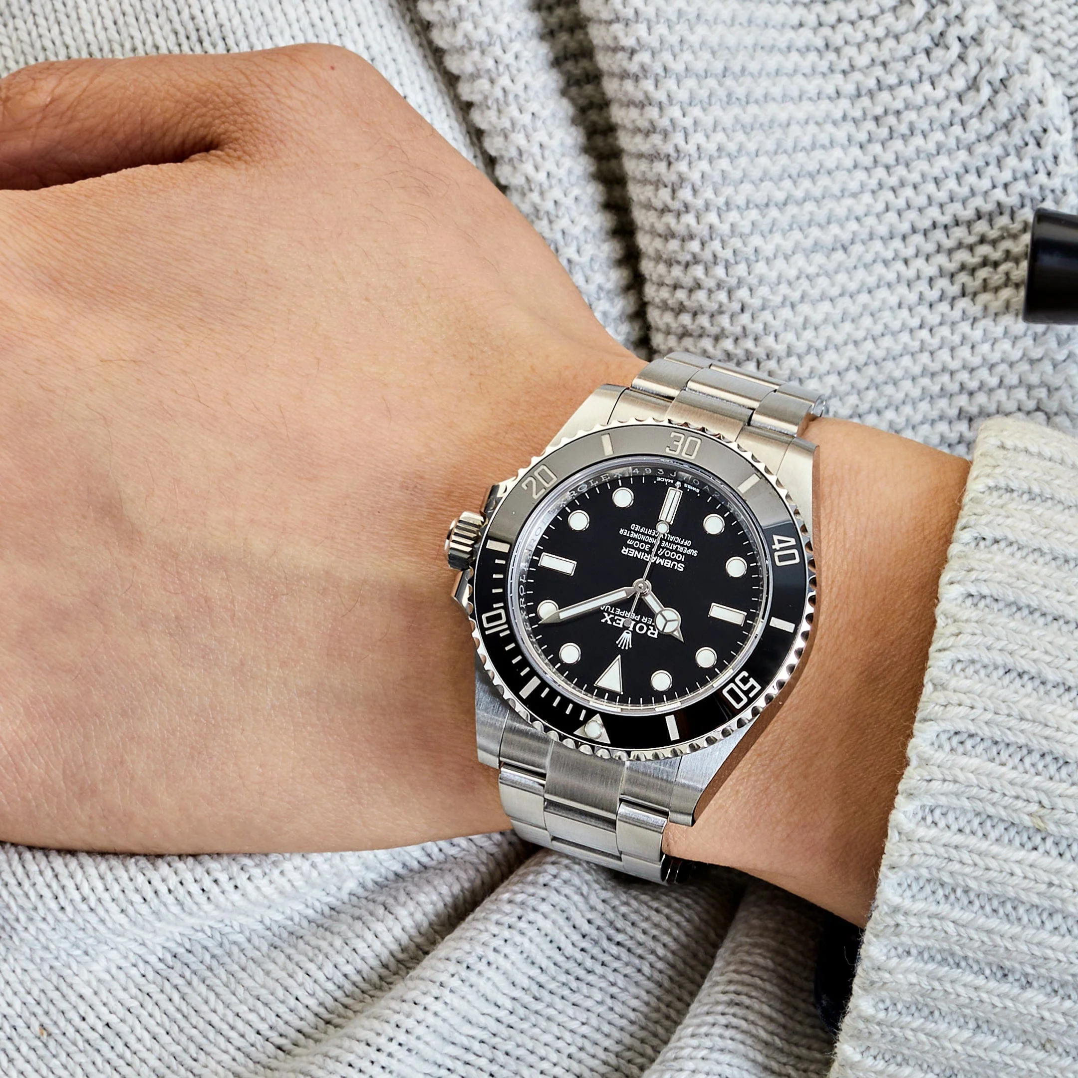 Rolex Submariner No Date 124060 Stainless Steel Black Dial