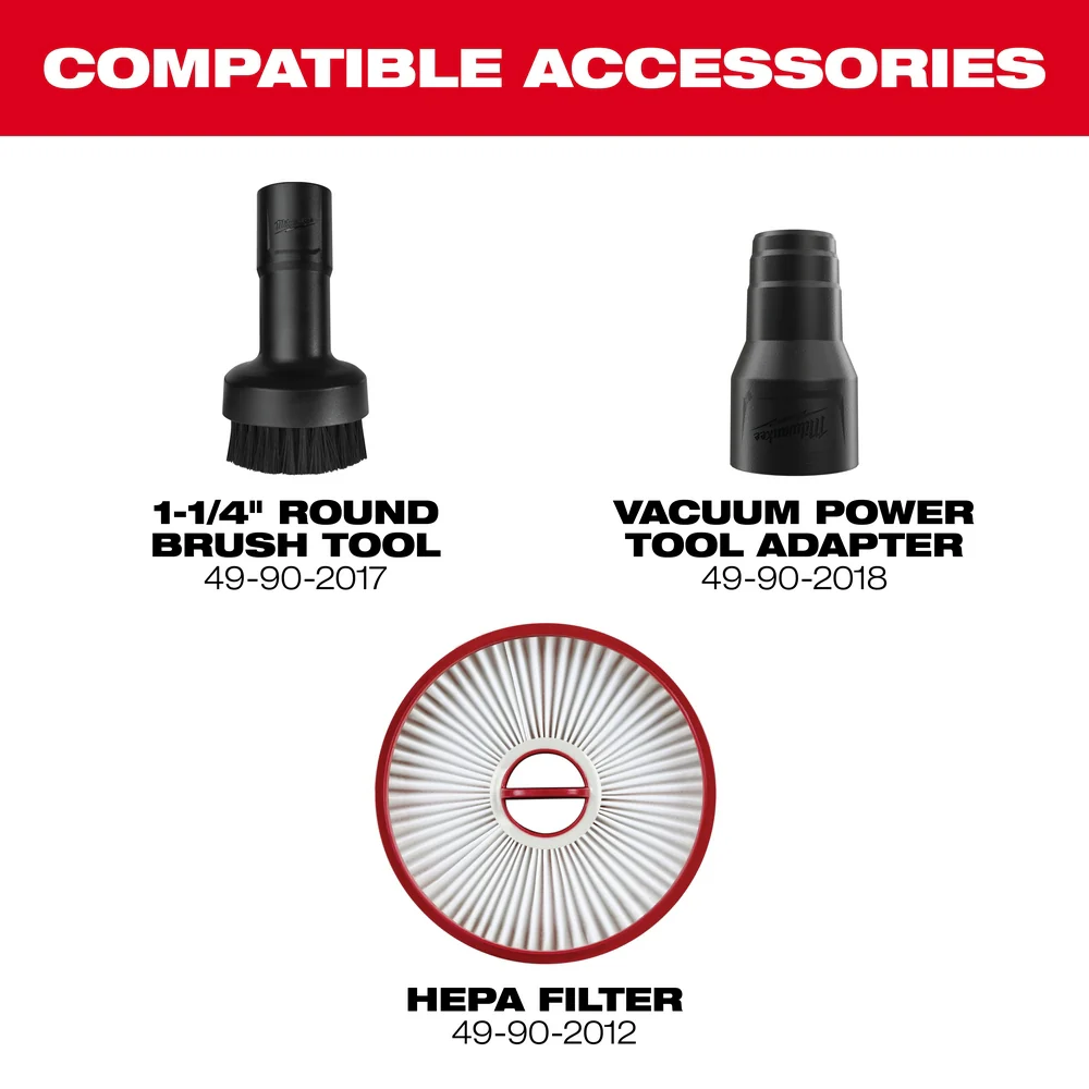 2026 Milwaukee  0940-20 M18 FUEL Compact Vacuum, Bare Tool