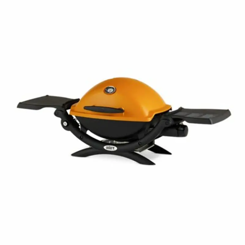 Weber Q1200 Portable Gas Grill – Compact 2-Burner Propane BBQ with Electronic Ignition
