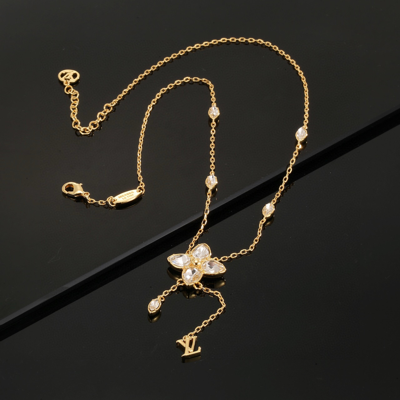 Louis Vuitton Letter Necklace - cnluxepick