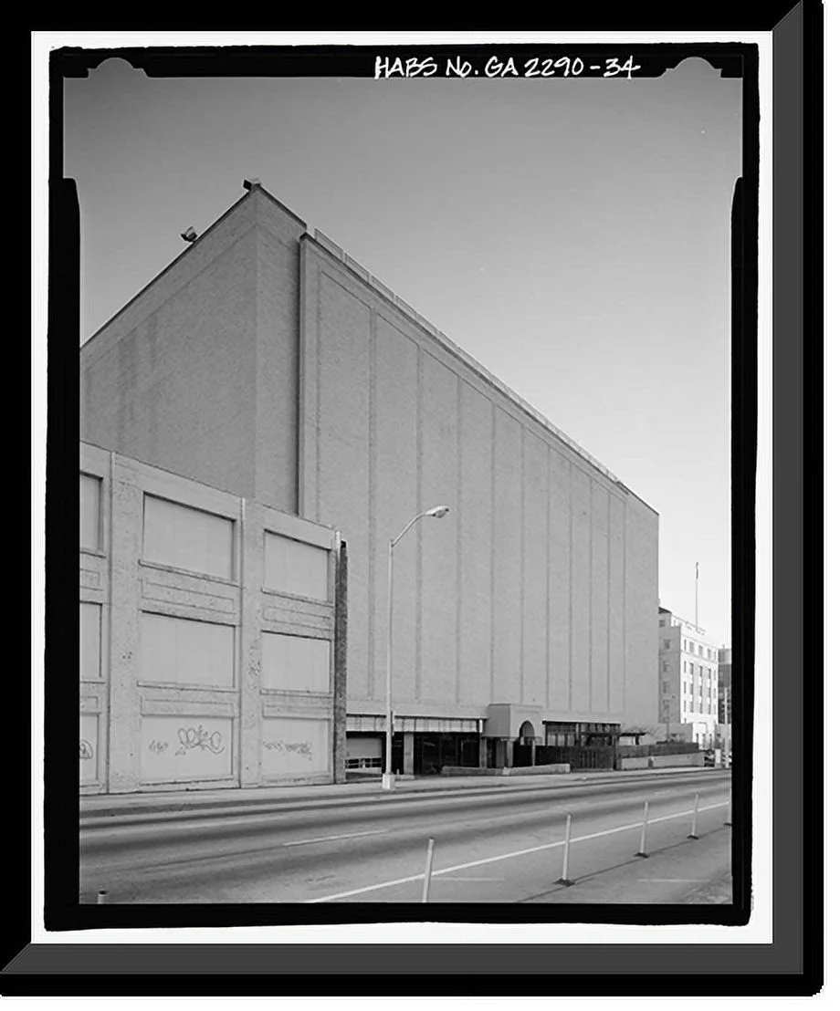 Historic Framed Print, Rich's Downtown Department Store, 45 Broad Street, Atlanta, Fulton County, GA - 34, 17-7/8