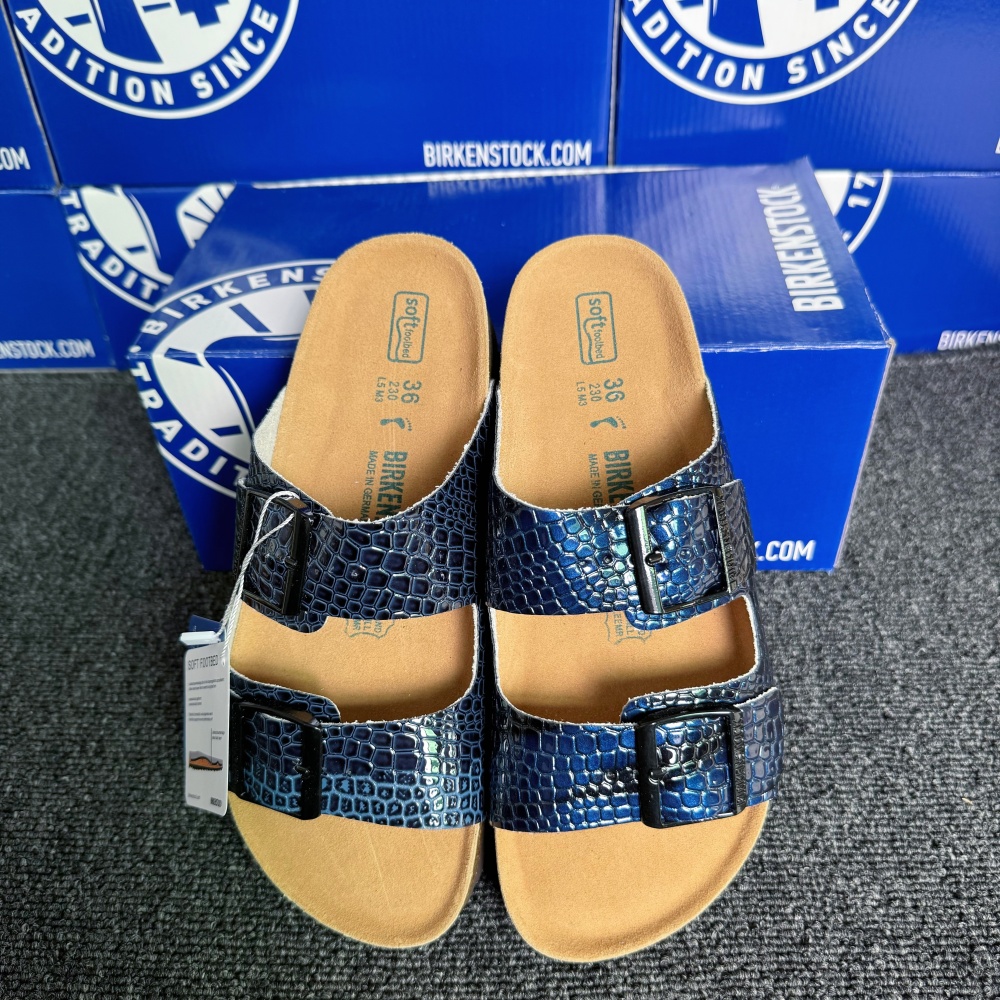 Birkenstock Arizona Python Print Casual Sandals