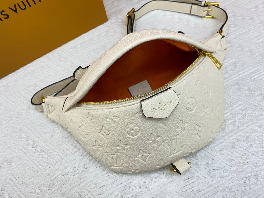 Louis Vuitton Monogram Empreinte Creme Bumbag 37cm/14.6in M44836