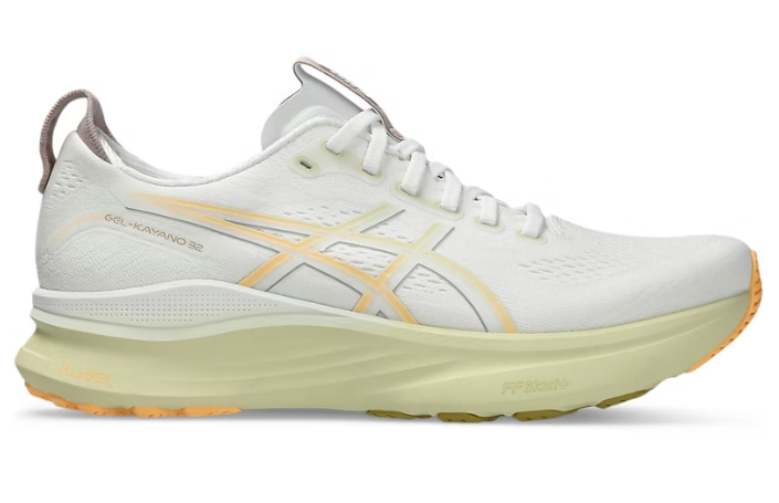 ASICS GEL-KAYANO 32 Running Shoes White/Orange Glow 1011C051-101